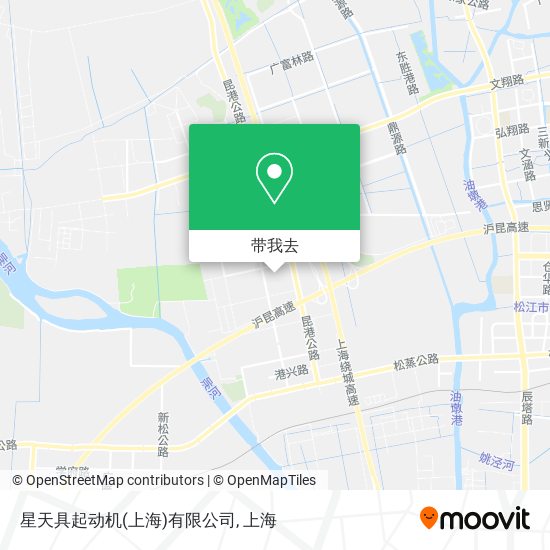 星天具起动机(上海)有限公司地图