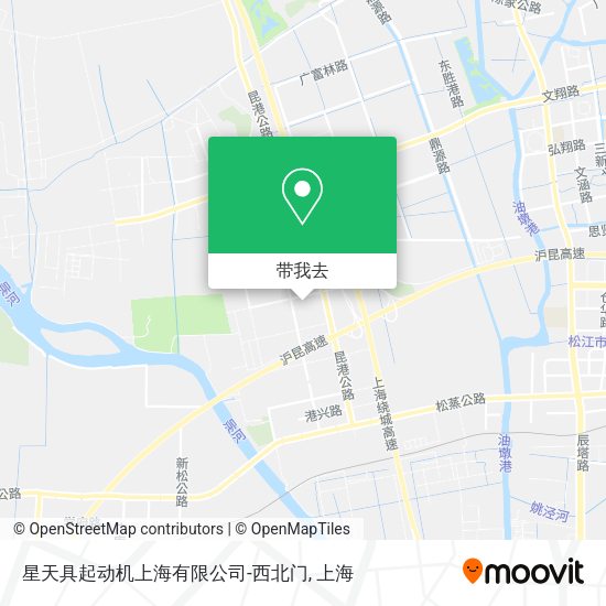 星天具起动机上海有限公司-西北门地图