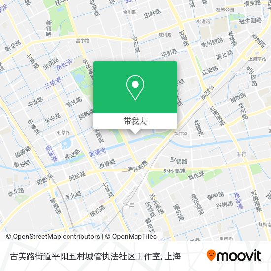 古美路街道平阳五村城管执法社区工作室地图