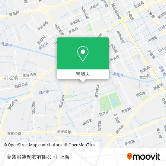 庚鑫服装制衣有限公司地图