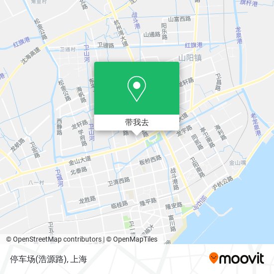 停车场(浩源路)地图