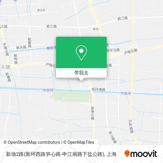 新场2路(新环西路笋心路-申江南路下盐公路)地图