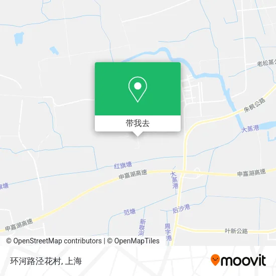 环河路泾花村地图