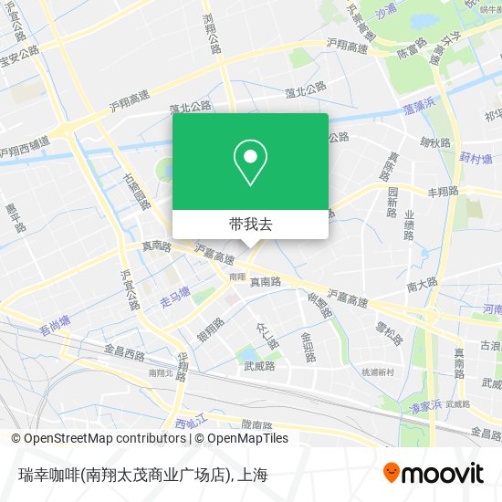 瑞幸咖啡(南翔太茂商业广场店)地图