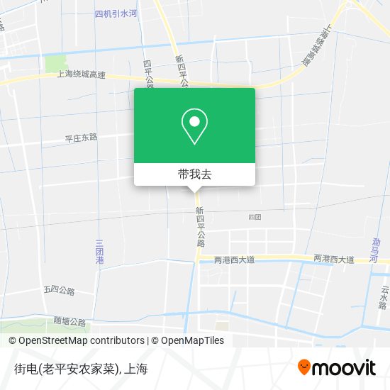 街电(老平安农家菜)地图