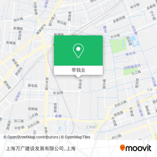 上海万广建设发展有限公司地图