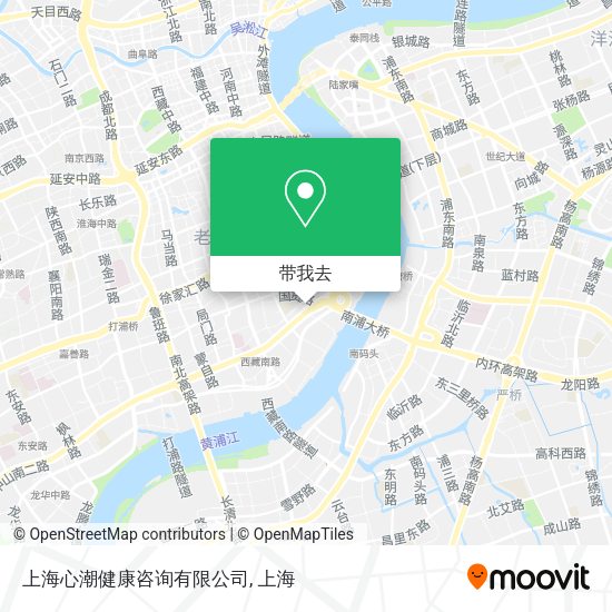上海心潮健康咨询有限公司地图