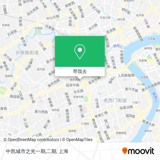中凯城市之光一期,二期地图