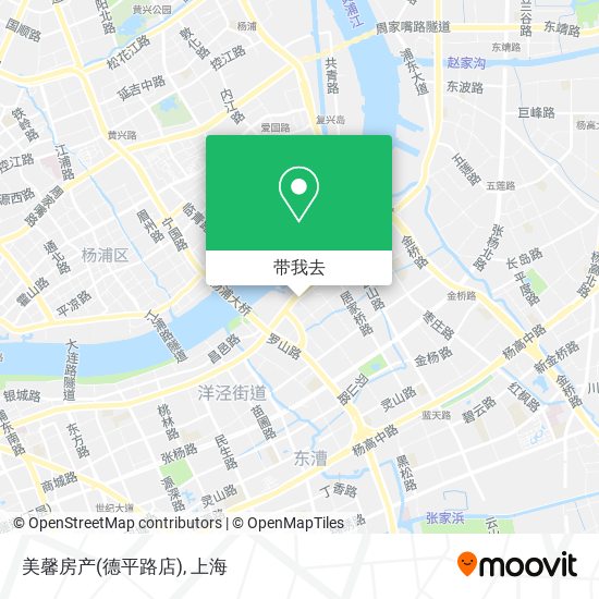 美馨房产(德平路店)地图