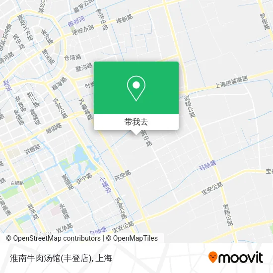 淮南牛肉汤馆(丰登店)地图