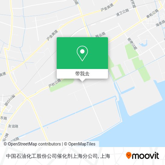 中国石油化工股份公司催化剂上海分公司地图