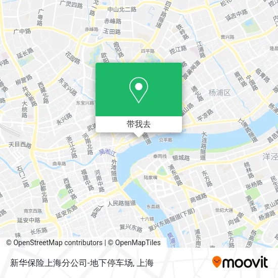 新华保险上海分公司-地下停车场地图