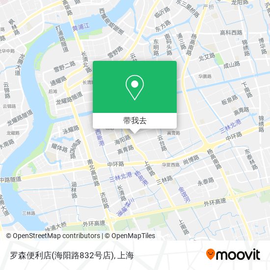 罗森便利店(海阳路832号店)地图