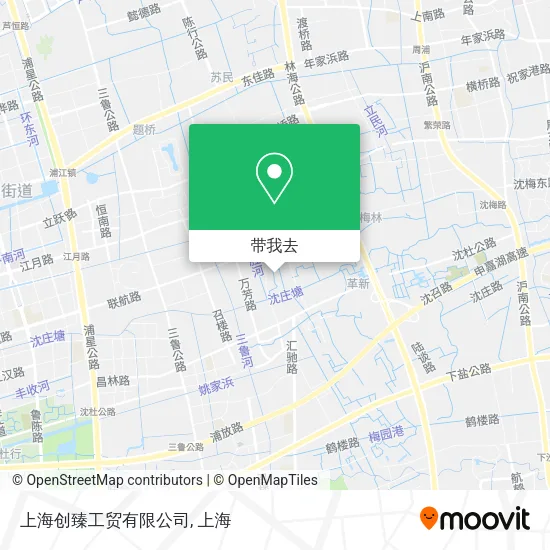 上海创臻工贸有限公司地图