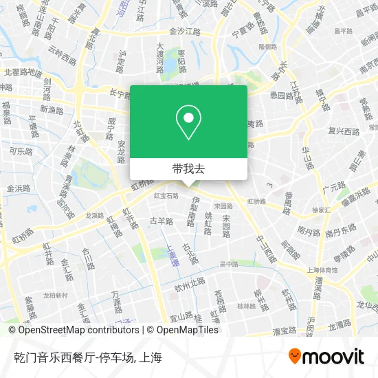 乾门音乐西餐厅-停车场地图