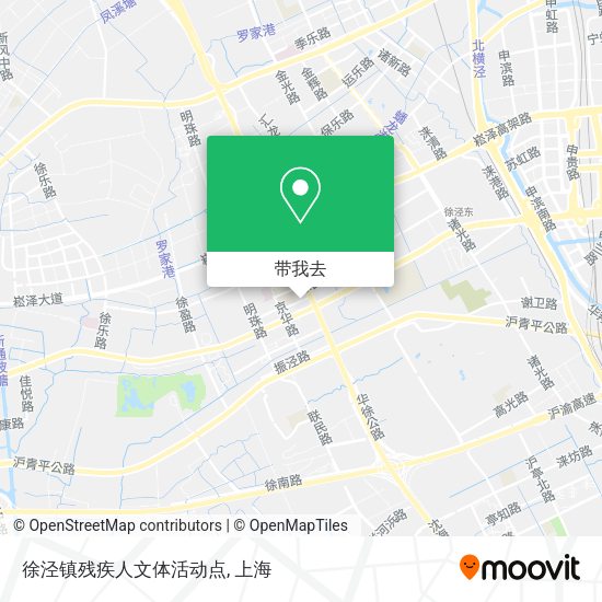 徐泾镇残疾人文体活动点地图