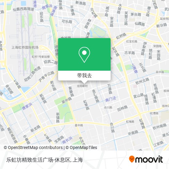乐虹坊精致生活广场-休息区地图
