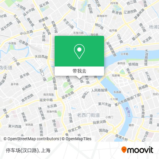 停车场(汉口路)地图