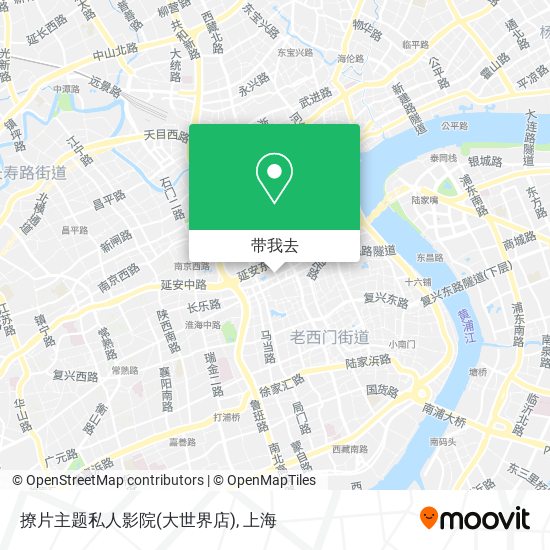 撩片主题私人影院(大世界店)地图