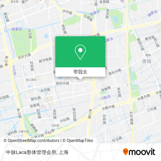 中脉Laca形体管理会所地图