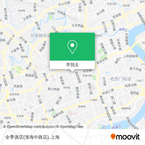 全季酒店(淮海中路店)地图