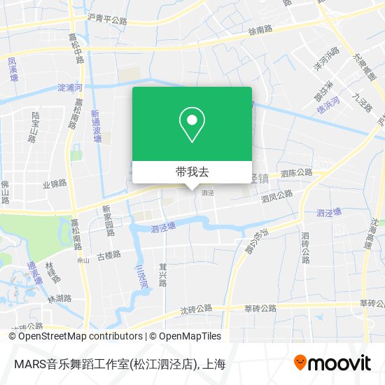 MARS音乐舞蹈工作室(松江泗泾店)地图