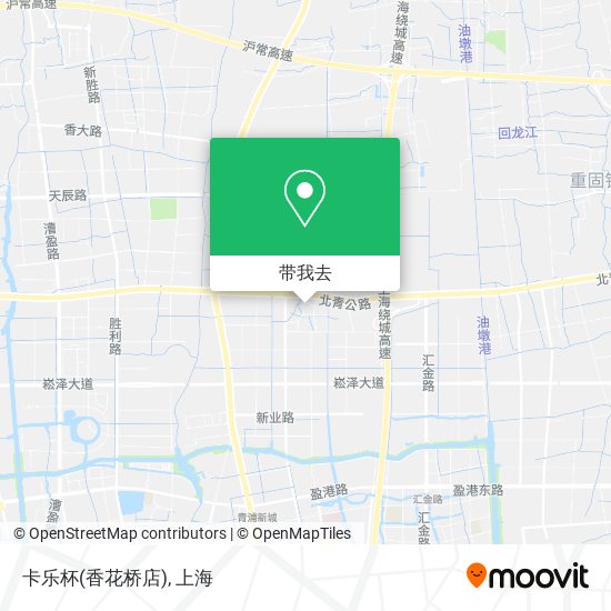 卡乐杯(香花桥店)地图