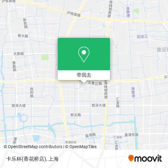 卡乐杯(香花桥店)地图