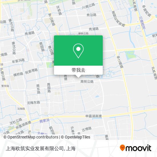上海欧筑实业发展有限公司地图