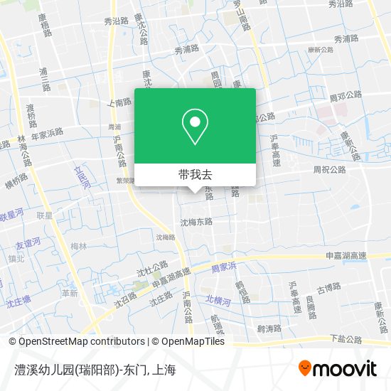澧溪幼儿园(瑞阳部)-东门地图
