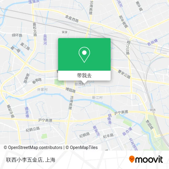 联西小李五金店地图
