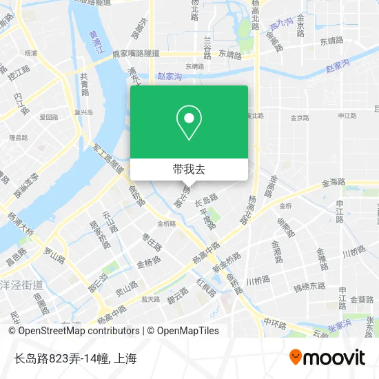 长岛路823弄-14幢地图