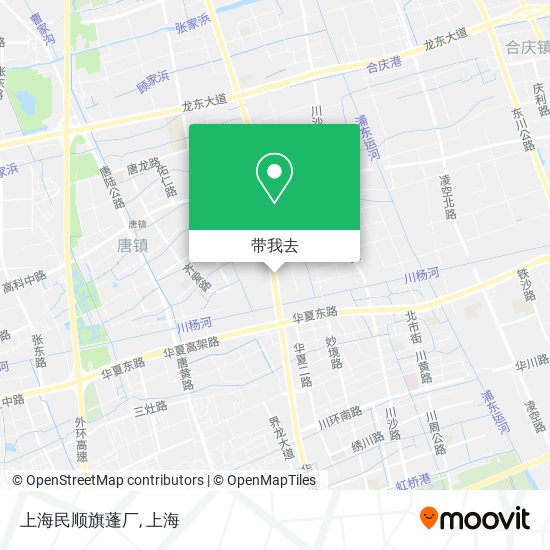 上海民顺旗蓬厂地图