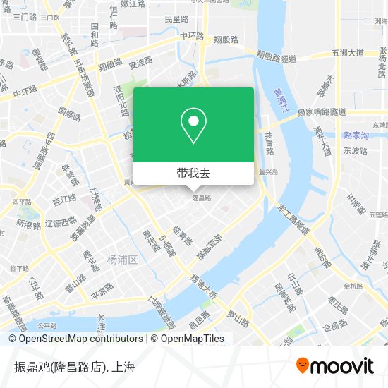 振鼎鸡(隆昌路店)地图