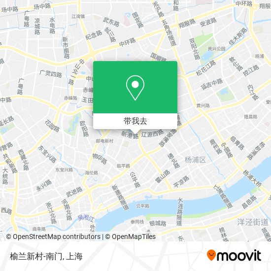 榆兰新村-南门地图