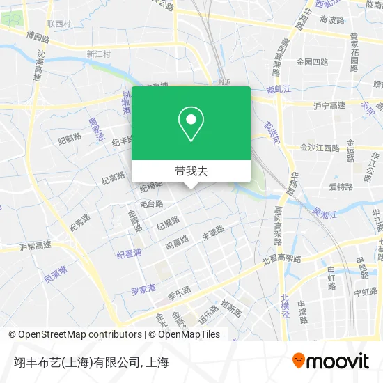 翊丰布艺(上海)有限公司地图