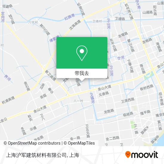 上海沪军建筑材料有限公司地图