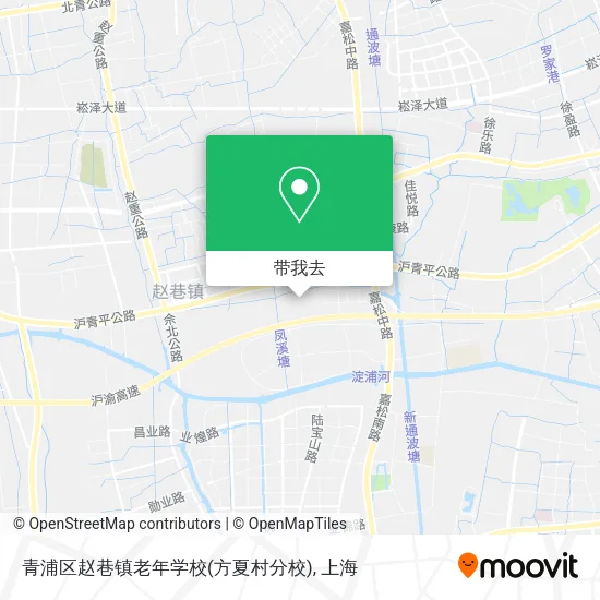青浦区赵巷镇老年学校(方夏村分校)地图