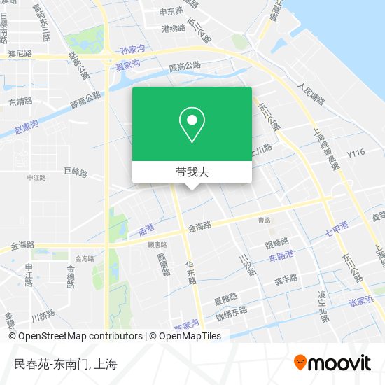 民春苑-东南门地图