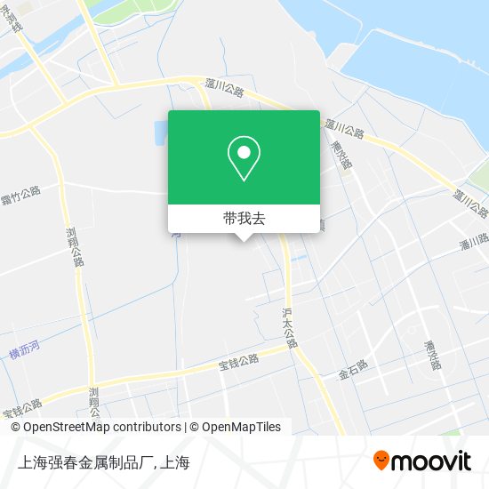 上海强春金属制品厂地图