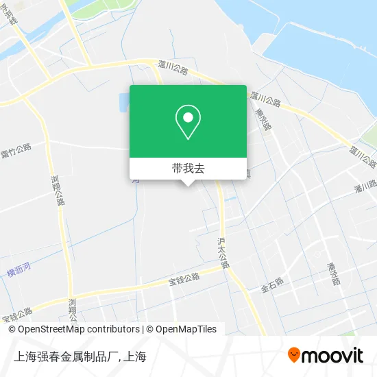 上海强春金属制品厂地图