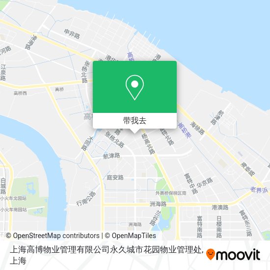 上海高博物业管理有限公司永久城市花园物业管理处地图