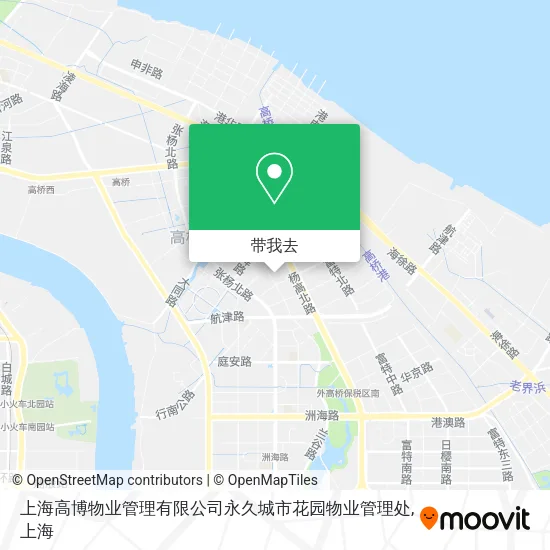 上海高博物业管理有限公司永久城市花园物业管理处地图