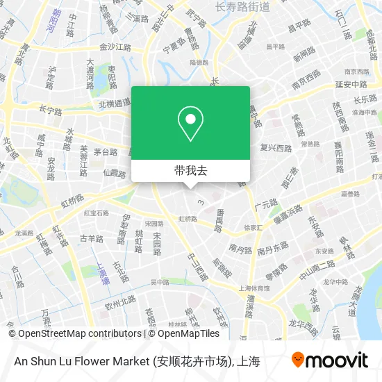 An Shun Lu Flower Market (安顺花卉市场)地图