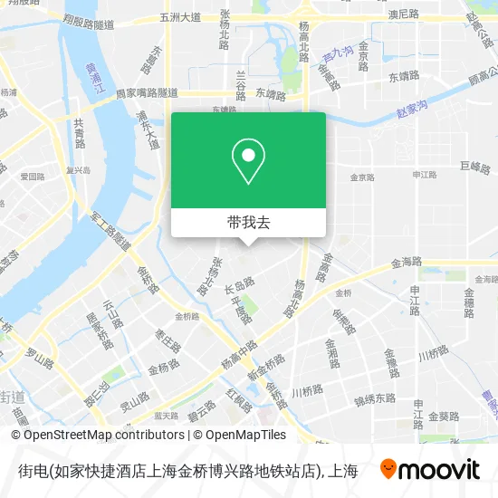 街电(如家快捷酒店上海金桥博兴路地铁站店)地图