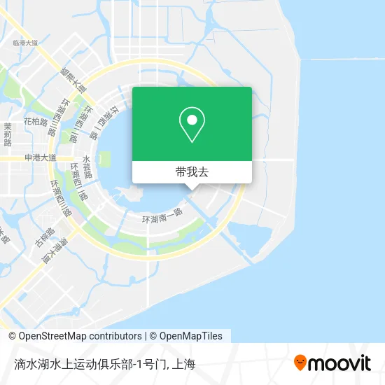 滴水湖水上运动俱乐部-1号门地图