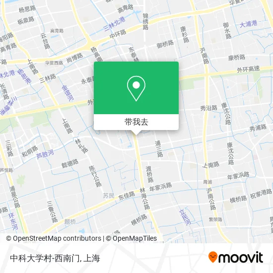 中科大学村-西南门地图