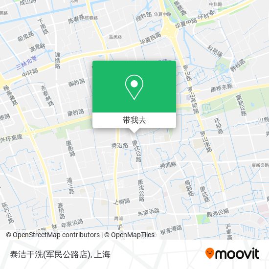 泰洁干洗(军民公路店)地图