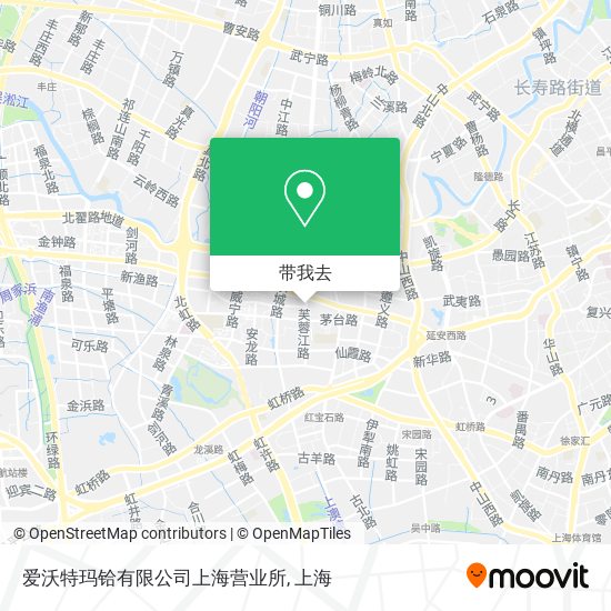 爱沃特玛铪有限公司上海营业所地图