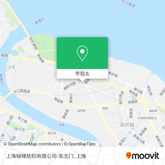 上海锦锋纺织有限公司-东北门地图
